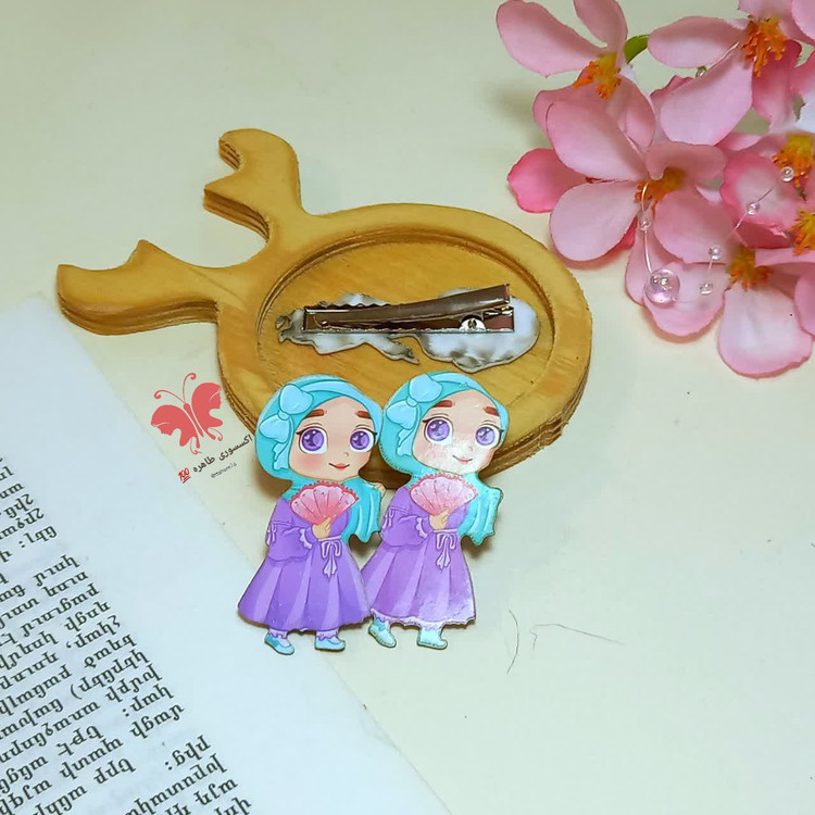 گیره سر دختر حجابی کد ۶۱۴